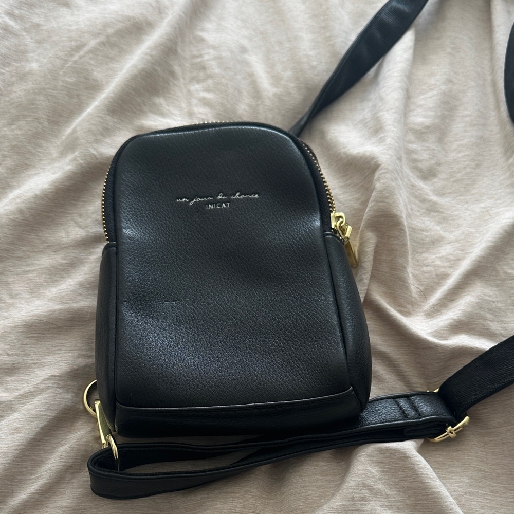 Elegant Black Crossbody Bag by